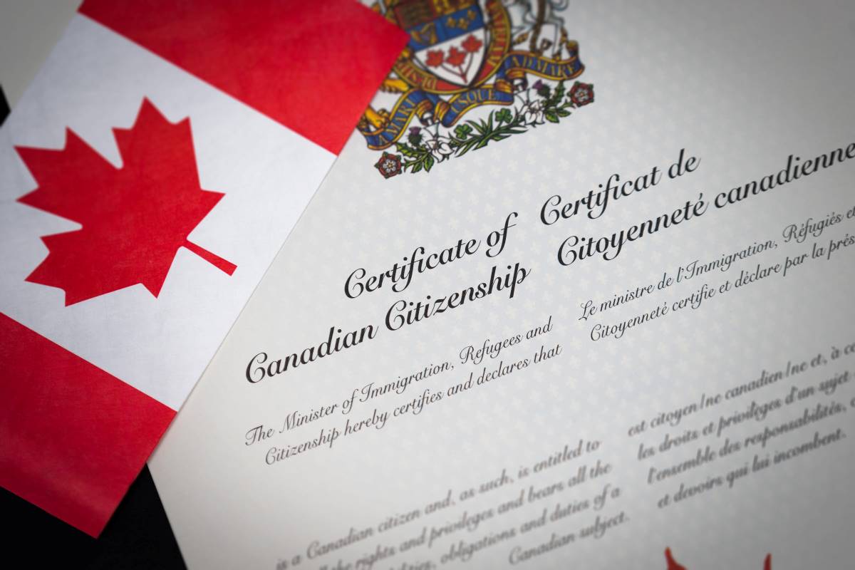 Faire une demande de certificat de citoyenneté canadienne